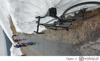 Ogau - @Ogau: a tu sprawca tego zamieszania. Tunel śnieżny, który zdążył się roztopić...