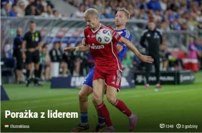 Ejmen - #mecz #legia #pilkanozna #ekstraklasa Ale to poważnie brzmi, "z liderem". Bo ...
