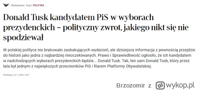 Brzozomir - Jeszcze nas wszystkich zaskoczą ( ͡° ͜ʖ ͡°)
#pis #po #donaldtusk #heheszk...