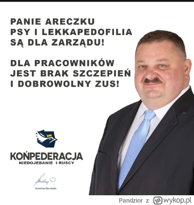 Pandzior - #bekazkonfederacji #ukradzione #areczek #humorobrazkowy #polityka