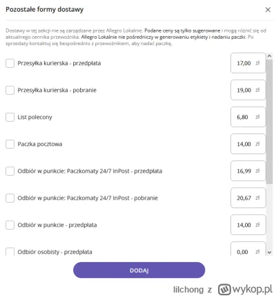 lilchong - Cześć, chciałbym opylić części do kompa na allegro, ale nigdy nie wysyłałe...