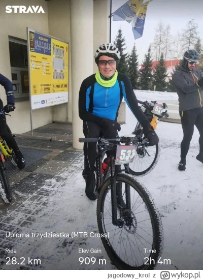 jagodowy_krol - 1 222 + 28 + 44 = 1 294

28km - MTB Cross, Upiorna Trzydziestka. Pier...