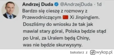 bakalarz - #duda #rosja 

Czy Duda mógłby coś takiego napisać. #polityka