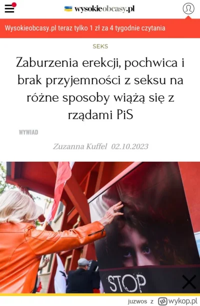 juzwos - Możecie bzikać czy nie?
#p0lka stała się bardziej cnotliwa pod rządami PiS c...