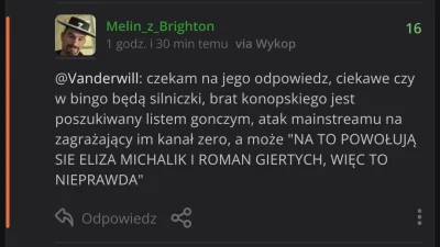 MelinzBrighton - Dużo sie nie pomyliłem, w bingo mamy giertycha, elize michalik, main...