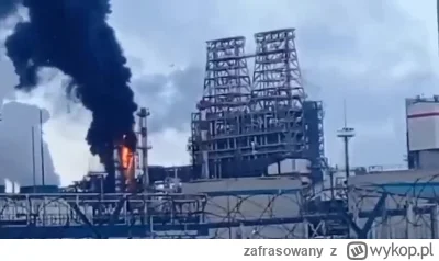 zafrasowany - Rafineria należąca do Lukoil płonie w Kstowie w Rosji #rosja #wojna #uk...