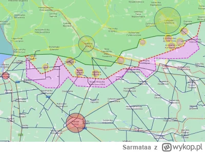 Sarmataa - #wojna #ukraina
Ukraińcy powoli zbliżają się do Tokmaku:
-linia czerwona p...