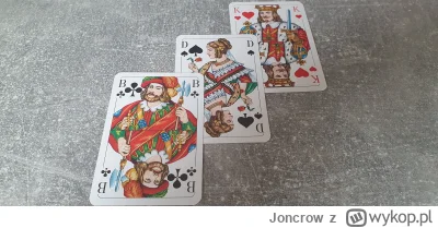 Joncrow - #tarot #logikarozowychpaskow 

Jedno pytanie, trzy karty.

Zaczynamy.