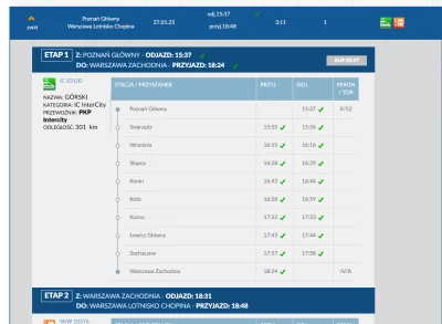 riggen - Cześć! Jadę z Poznania pociągiem intercity i muszę się dostać jak najszybcie...