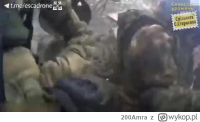 200Amra - Ciekawe nagranie z tego samego ataku z poziomu
- operatorów dronów ukraińsk...