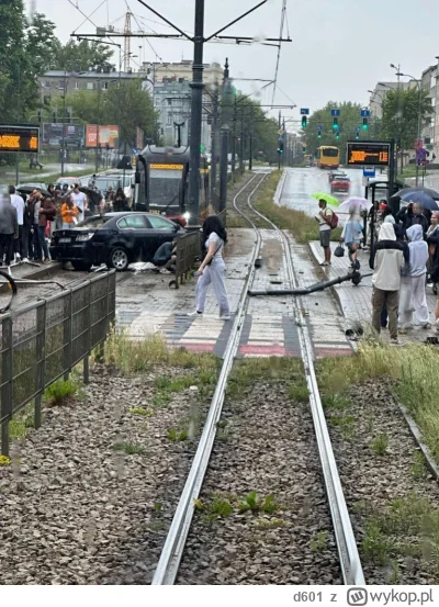 d601 - #lodz #wypadek
Jakiś typ wjechał w przystanek koło manufaktury