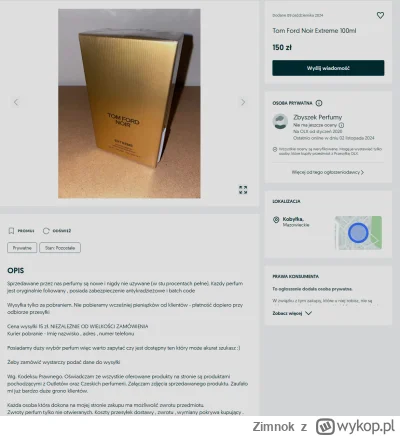 Zimnok - Wg kodeksu prawnego wsytskie produkty z outletu lub czeskich perfumerii, i w...