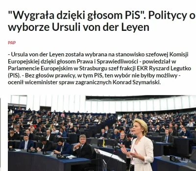 JPRW - >Von der leyen uderzyła w nasza gospodarke rolną

@kxniec: Sądzisz, że to pani...