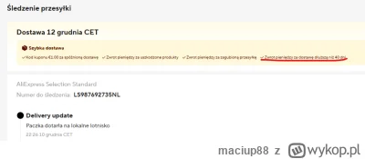 maciup88 - Mireczki, jak to jest, paczka ciągle w NL, czy po 40 dniach mam domagać si...