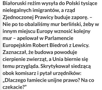 eMWu12 - Trzeba przypominać kto kolaboruje z każdym kto atakuje nasze granice. Biedro...