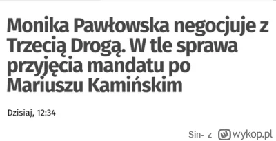 Sin- - Cytując klasyka:
-Jakie ma Pani poglądy?
-A jakie są potrzebne?

Źródło: https...