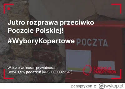 panoptykon - Pozwaliśmy Pocztę Polską i jutro będzie pierwsza rozprawa
Pamiętacie jes...