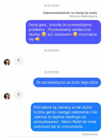 CeZ_ - Pełny kontekst wiadomości Bielskiego do właściciela Fame (a właściwie jego żon...