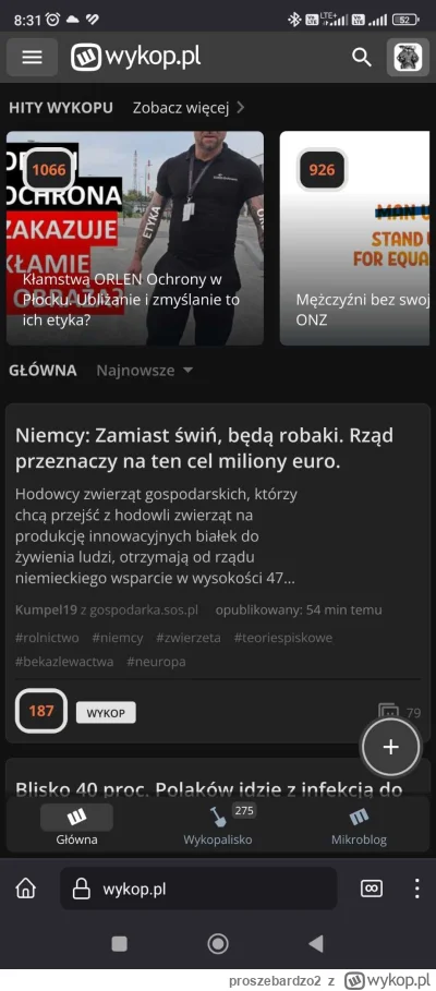 proszebardzo2 - @Pomarancza008: u mnie jest normalnie, firefox na androidzie