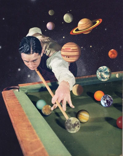 GARN - #sztuka #art #kolaz autor: Joe Webb, Pot Luck, (2021)