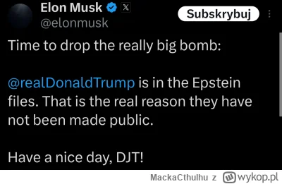 MackaCthulhu - Tyle była warta ta cała MAGA xD

#usa #polityka #teoriespiskowe #wojna