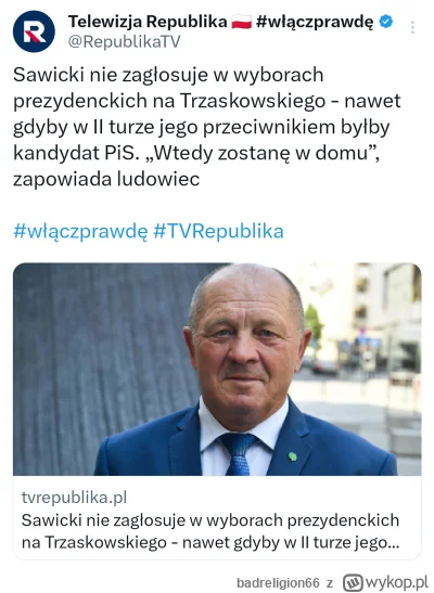 badreligion66 - #polityka #sejm W sumie to taki średni news dla Republiki, bo kandyda...