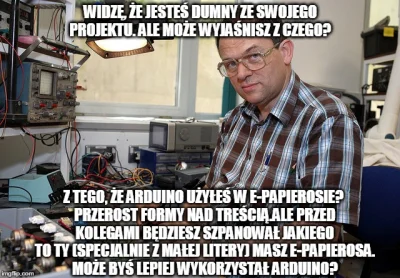 CZOLGOWY - A co on uzył arduino czy co ??