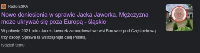 JanuszKarierowicz - Jest przełom w sprawie Jaworka - śledczy po dwóch latach ustalili...