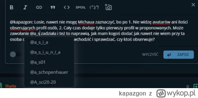 kapazgon - @kapazgon: Losie, nawet nie mogę Michaua zaznaczyć, bo po 1. Nie widzę ava...