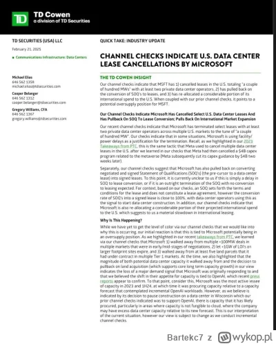 Bartekc7 - Ciekawe info z piątku. Szczególnie w kontekście wyników #nvidia. Wygląda n...