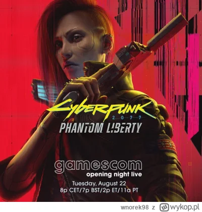 wnorek98 - Gameplay z #cyberpunk2077 Phantom Liberty już 22 sierpnia o 20:00.