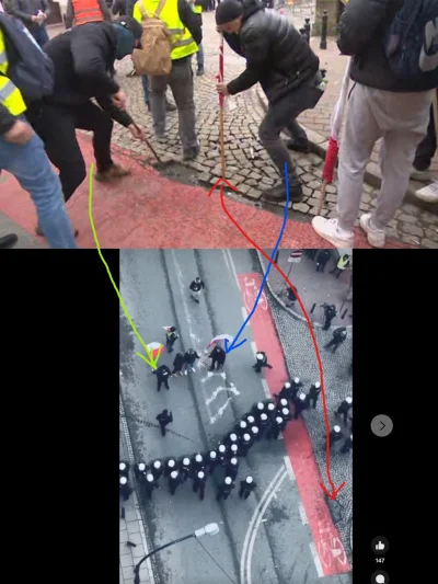 BArtus - Niemożliwe, policja zatrzymuje kolesia który polska flagą wyciąga kostkę z p...