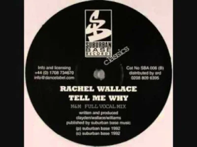 plaisant - 1992
Rachel Wallace - Tell Me Why (m&m Full Vocal Mix)
#muzyka #breakbeat