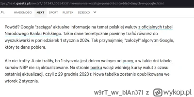 w9rTwvbIAn37l - Takie wyjaśnienie przyczyny błędu znalazłem na gazeta.pl tyle tylko, ...