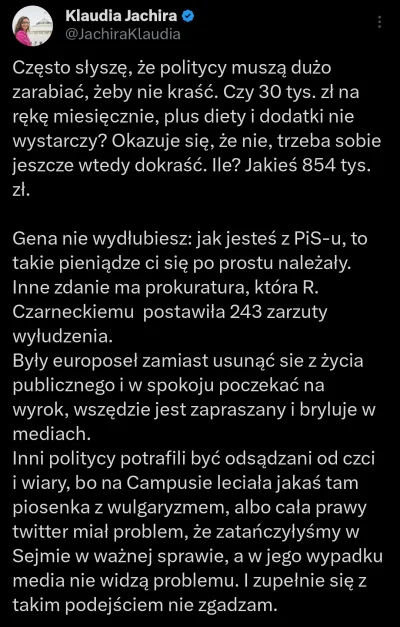 HeteroseksualnyWlamywacz - Klaudia jak zwykle merytorycznie i z klasą (｡◕‿‿◕｡)
#polit...