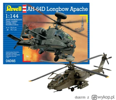 duxrm - Wysyłka z magazynu: PL
Revell Longbow Apache Zestaw Modelarski
Cena z VAT: 12...