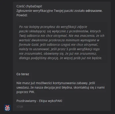 chybaDapi - Trochę pszypau. Pomyliłem opis mojego Miraska z tym, czego nie chce otrzy...