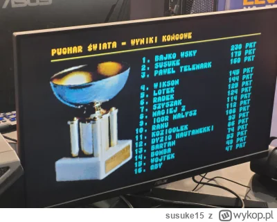 susuke15 - Człowiek nie gra ale miejsce na  podium jest w mini turnieju w #dsj na #pg...