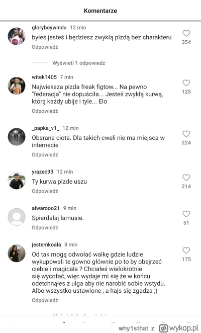 why1sthat - Komentarze na profilu obsranca ciosa. Rozklad jazdy? jazda z ...
#famemma...