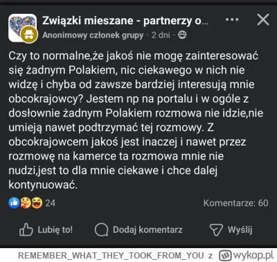 REMEMBERWHATTHEYTOOKFROMYOU - Dziwne nie ¯\(ツ)_/¯

W komciach odpowiedzi koleżanek z ...