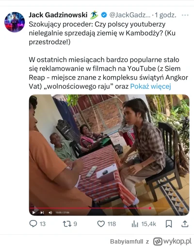 Babyiamfull - Taka perełka wpadła mi na X

https://x.com/jackgadzinowski/status/19015...