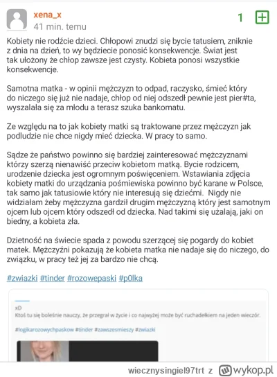 wiecznysingiel97trt - #gownowpis p0luski będzie tu "umoralniać" dobrych chuopów z tag...