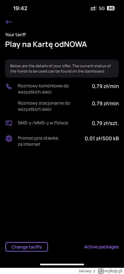 b4rney - #play pomoże ktoś dobrać ofertę na kartę ? Obecnie posiadam play jak na zdję...