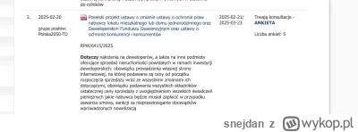 snejdan - #nieruchomosci 
Jest już na stronie Sejmu ankieta, dotycząca Konsultacji pr...