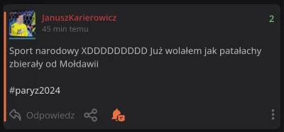 JanuszKarierowicz - #!$%@? przepraszam 

#paryz2024 #siatkowka