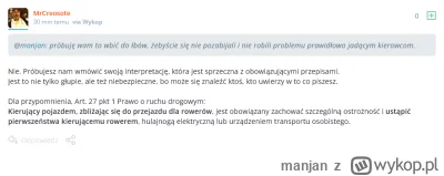 manjan - >I tak też napisałem:

@MrCreosote: widać, że się gubisz w zeznaniach. nie z...
