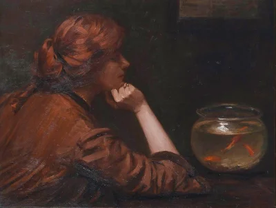 GARN - #sztuka #art #malarstwo #obrazy autor: John White Alexander (American, 1856–19...
