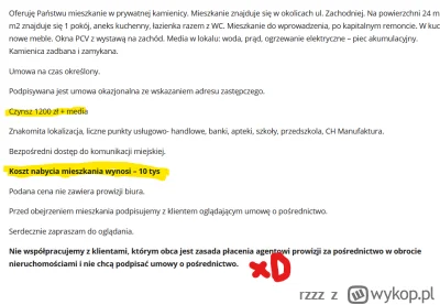 rzzz - Ogłoszenie w kategorii "na wynajem".
To jest jakiś nowy model biznesowy w Łodz...