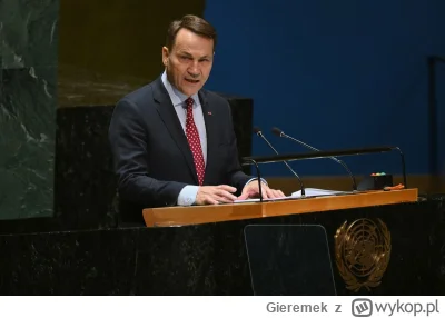 Gieremek - Szczerze współczuję Sikorskiemu perspektywy prowadzenia polityki zagranicz...