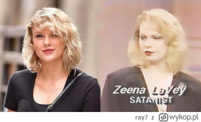 ray7 - @fujiyama: Taylor Swift i Zeena LaVey. Jest więcej fotek pokazujących podobień...